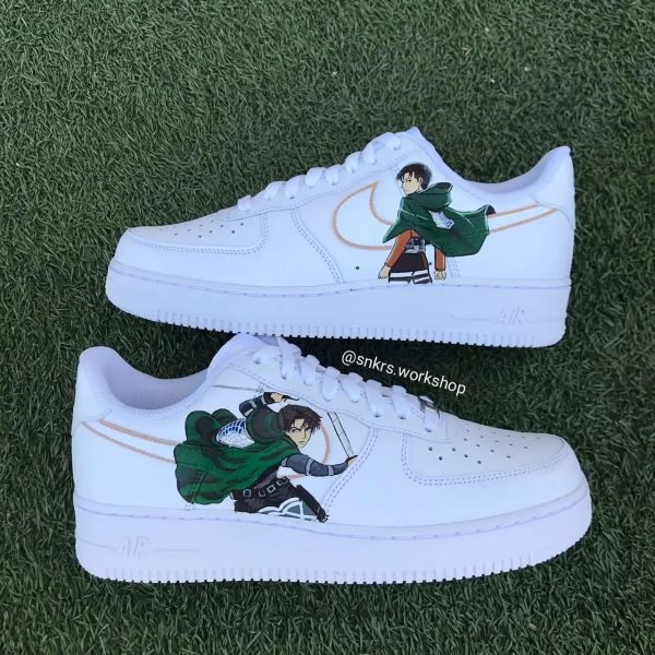 Painting Attack Titan Custom Air Force 1