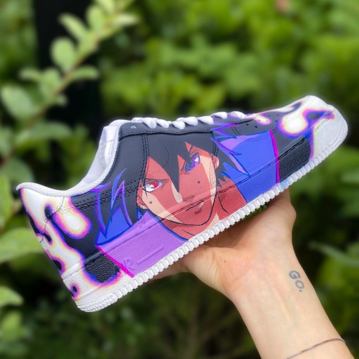 Sasuke x Naruto Custom Air Force 1