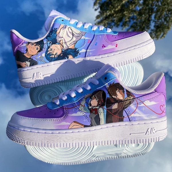 Your Name Custom Air Force 1, Hand Painted Shoes, Custom Nike, Custom Sneaker, Custom Af1