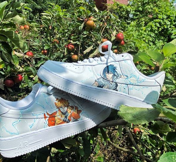 Zenitsu Painted Custom Air Force 1