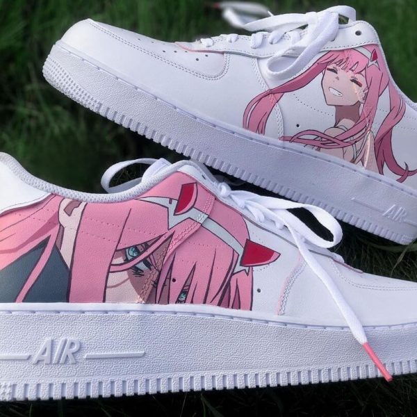 Zero Two Anime Custom Air Force 1