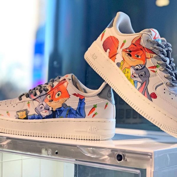 Zootopia Cartoon Custom Air Force 1