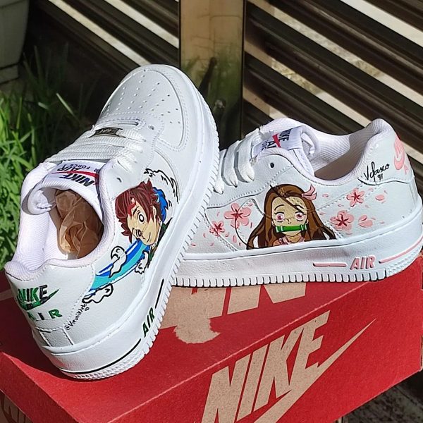 KNY Tanjiro Nezuko Custom Air Force 1