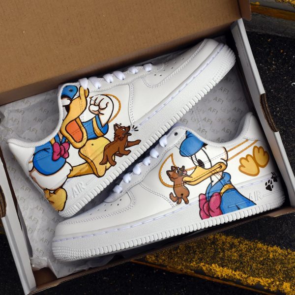 Painted Donald Duck Custom Air Force 1