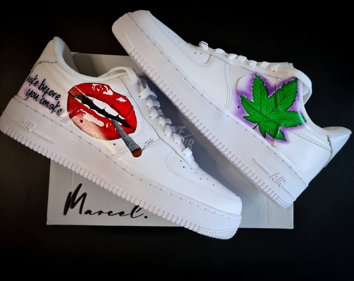 Weed Cannabis Custom Air Force 1