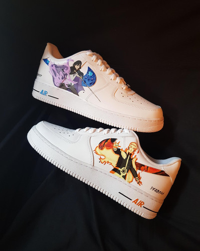 Naruto ft Sasuke Custom Air Force 1