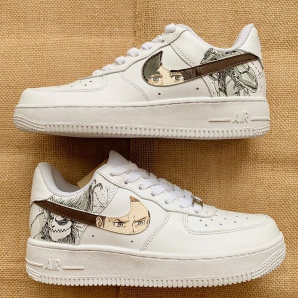 Attack Titan Handpainting Custom Air Force 1