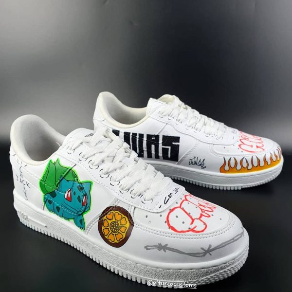 Freestyle Hand Painting Custom Air Force 1