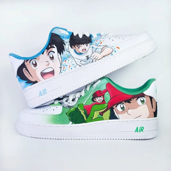 Captain Tsubasa Handpainted Custom Air Force 1