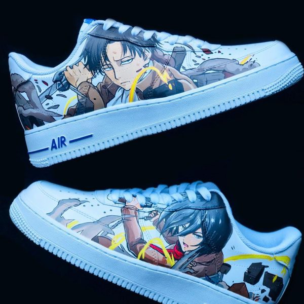 Attack Titan Paint Custom Air Force 1