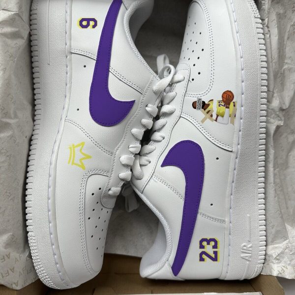 Leborn James Lakers Custom Air Force 1