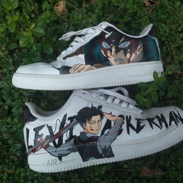 AOT Levi Handpainted Custom Air Force 1