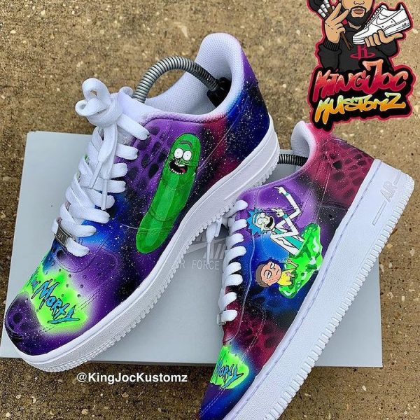 Rick and Morty x Family Guy Custom Air Force 1