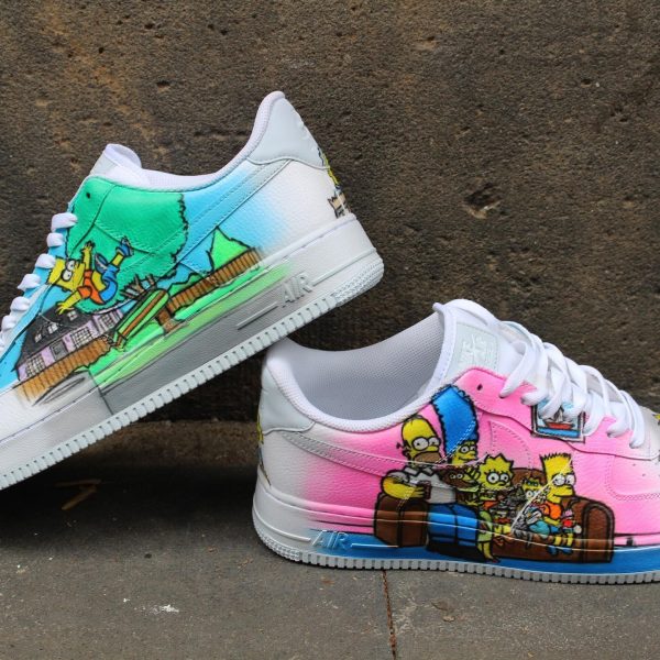 The Simpsons 17 Custom Air Force 1