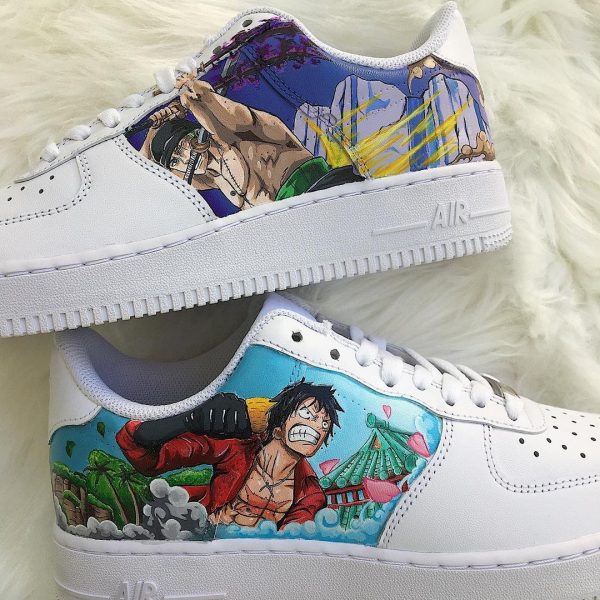 Luffy x Zoro Custom Air Force 1