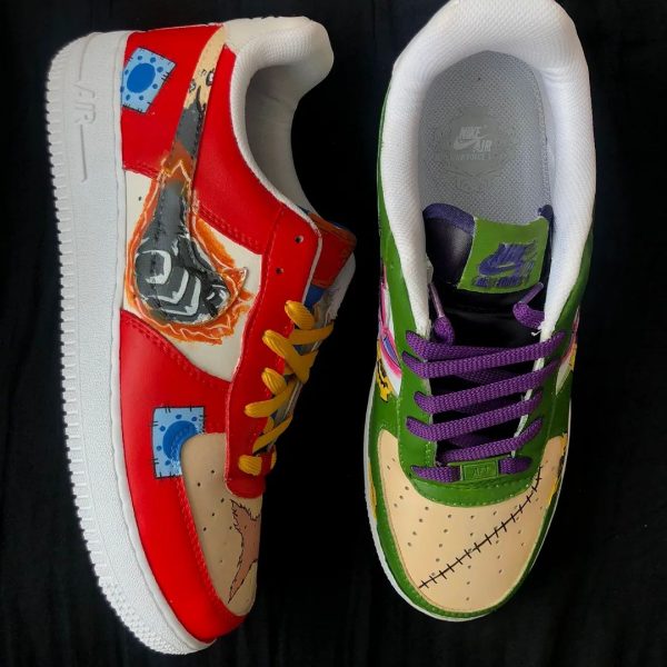 Luffy x Zoro Custom Air Force 1