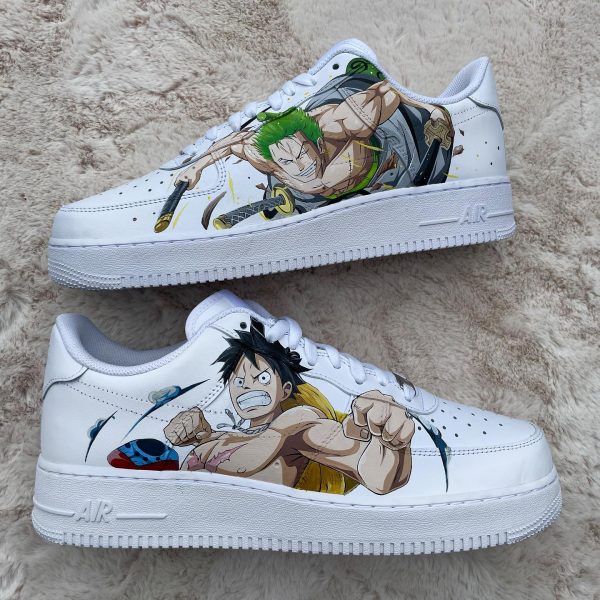 Luffy x Zoro Custom Air Force 1