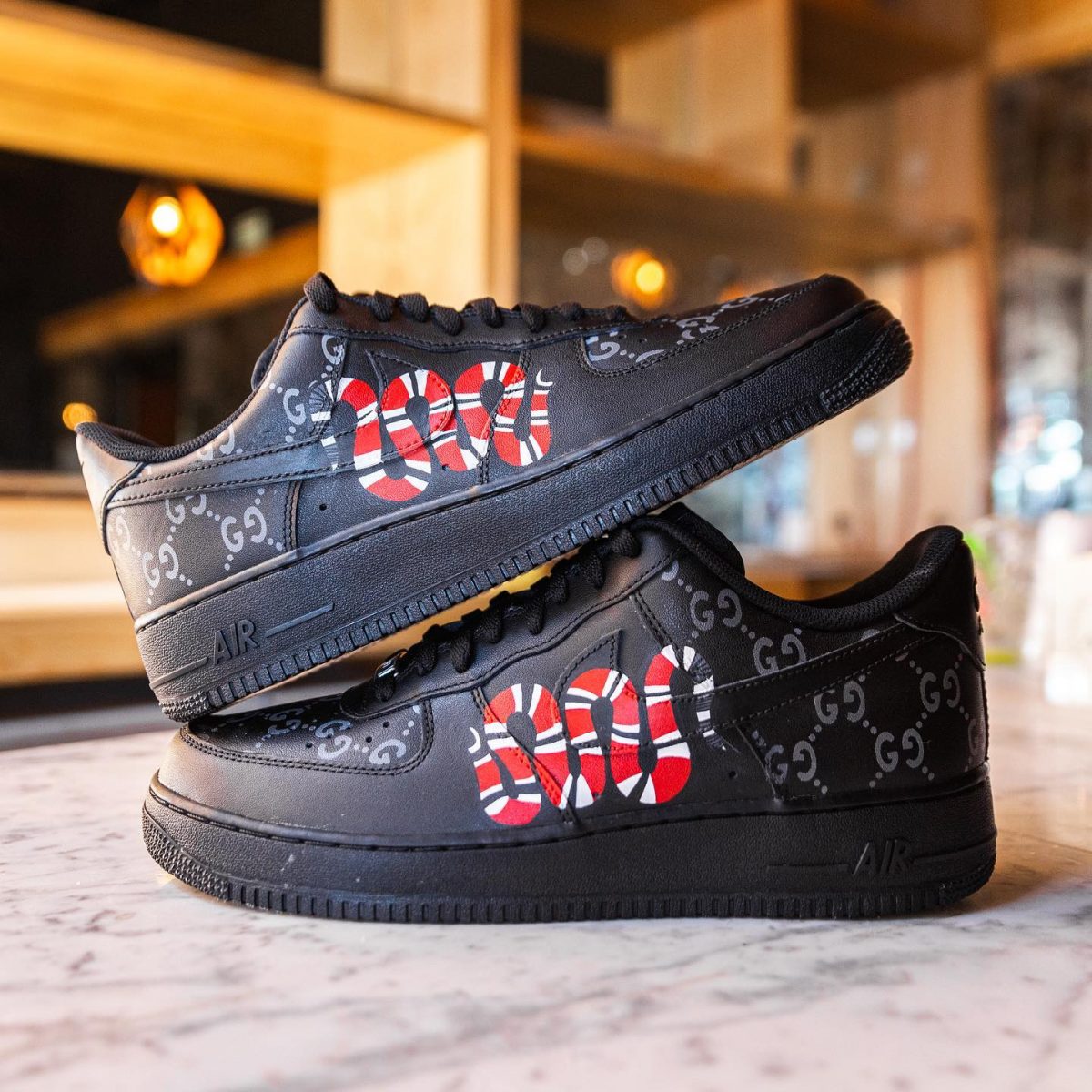 Gucci Snake Inspired Custom Air Force 1