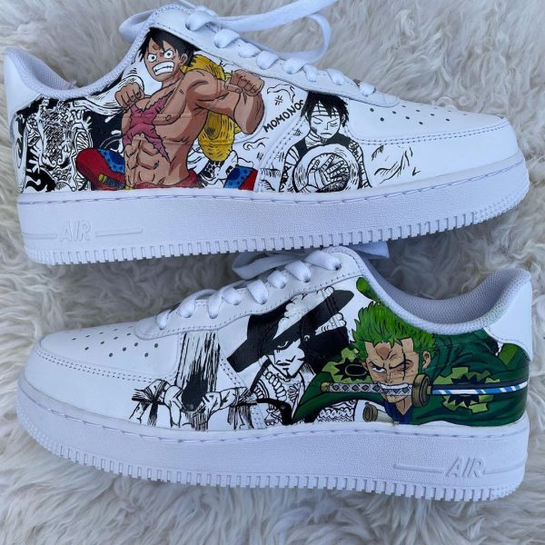 Luffy x Zoro Custom Air Force 1