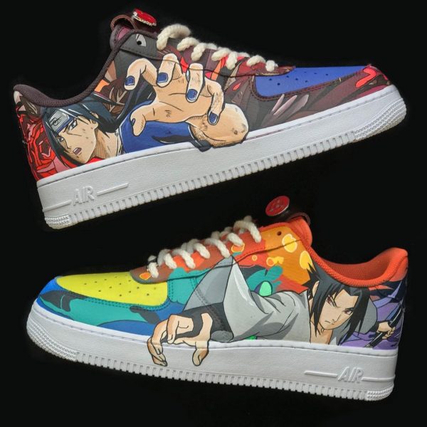 Itachi Sasuke Anime Custom Air Force 1