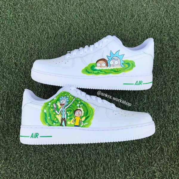 Rick and Morty 99 Custom Air Force 1