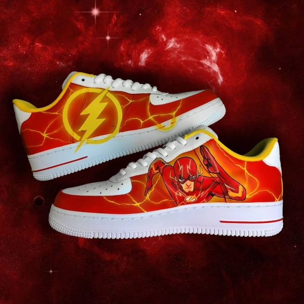 The Flash Painting Custom Air Force 1