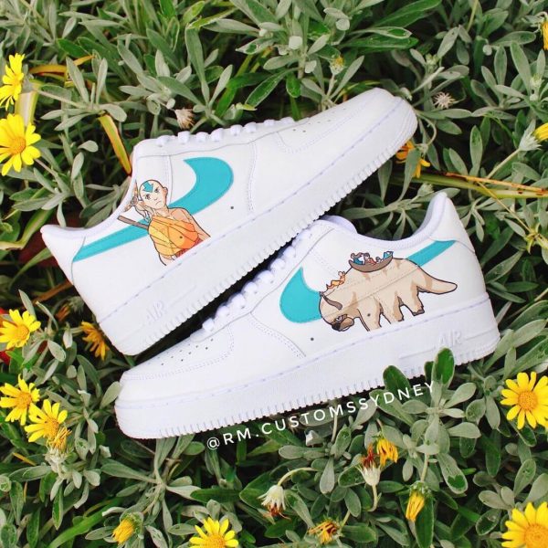 Aang and Appa Custom Air Force 1