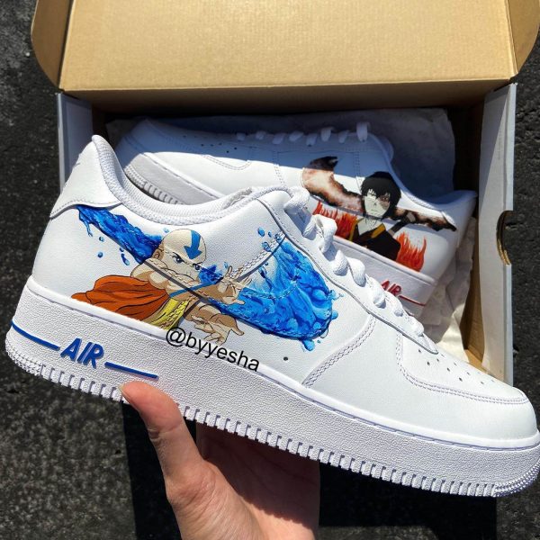 Aang x Zuko Custom Air Force 1