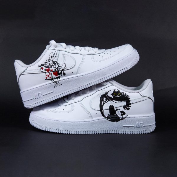 Alice in Wonderland Painting Custom Air Force 1