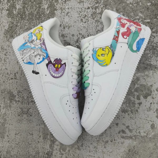 Alice and Ariel Custom Air Force 1