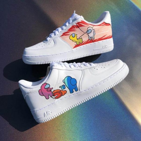 Among Us Inspired Custom Air Force 1