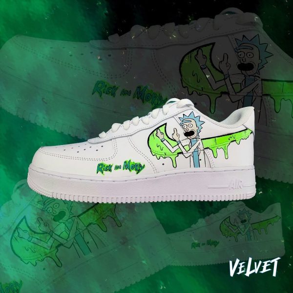 Rick and Morty 02 Custom Air Force 1