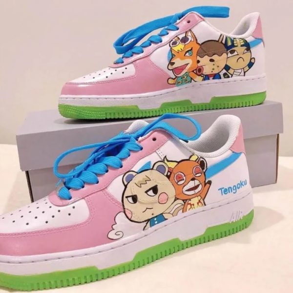 Animal Crossing Painted Custom Air Force 1