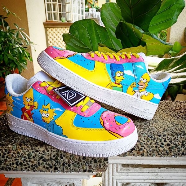 The Simpsons 20 Custom Air Force 1