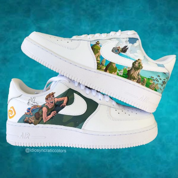 Atlantis Painted Custom Air Force 1