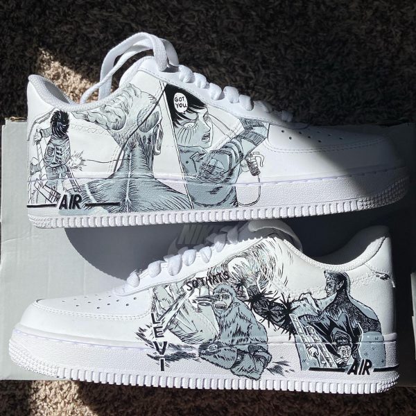 Attack on Titan Painted Custom Air Force 1