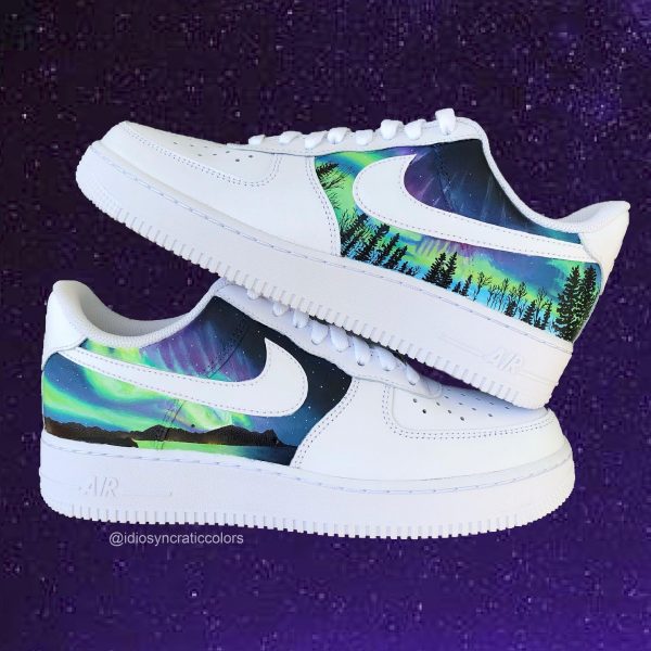 Aurora Painted Custom Air Force 1