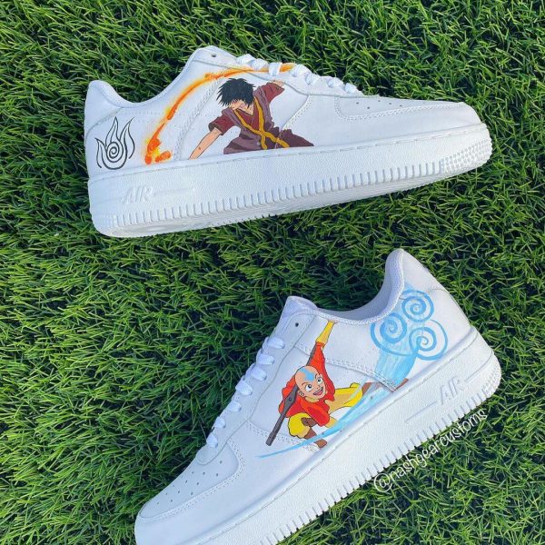 Aang vs Zuko Custom Air Force 1