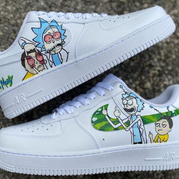 Rick and Morty 20 Custom Air Force 1