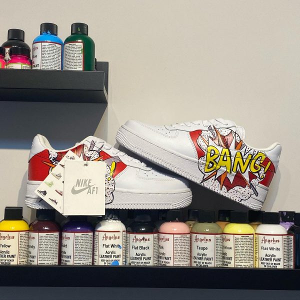 Bang Bang Painted Custom Air Force 1