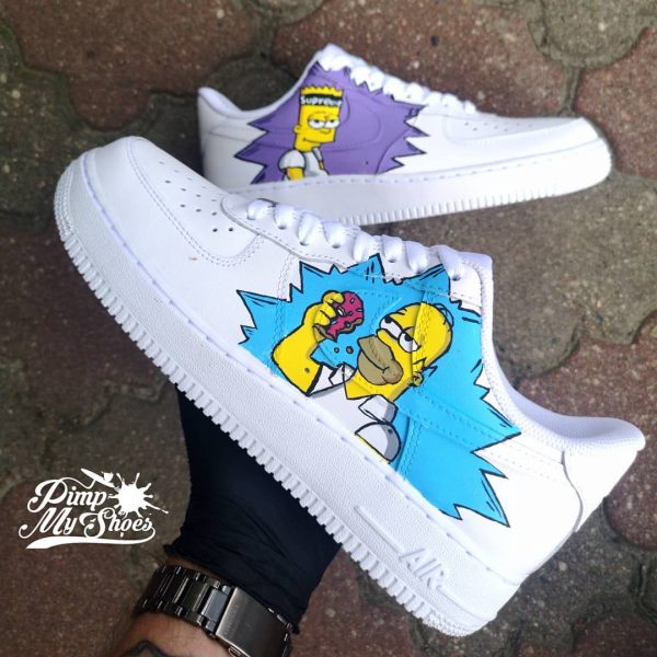 The Simpsons 19 Custom Air Force 1