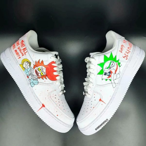 Rick and Morty 59 Custom Air Force 1