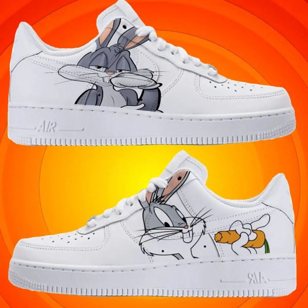 Bugs Bunny Inspired Custom Air Force 1