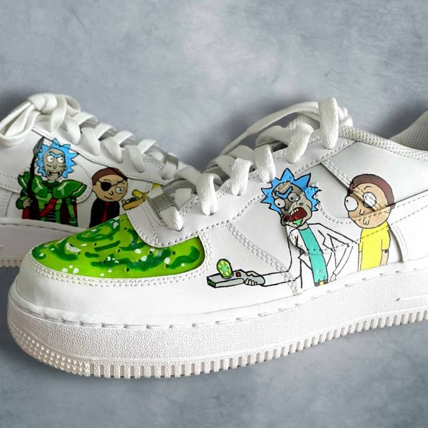 Rick and Morty Cartoon Custom Air Force 1