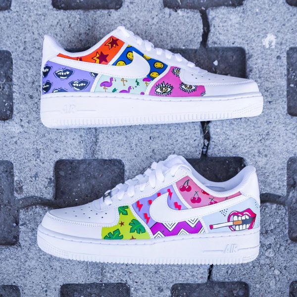 Psychedelic Painting Custom Air Force 1