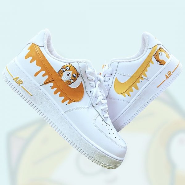 Cat Hand Painting Custom Air Force 1