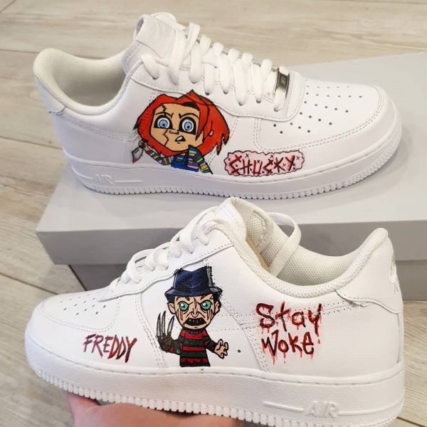 Chucky and Freddy Custom Air Force 1