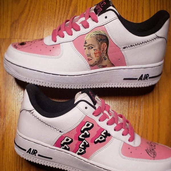 Painting Lil Peep Custom Air Force 1