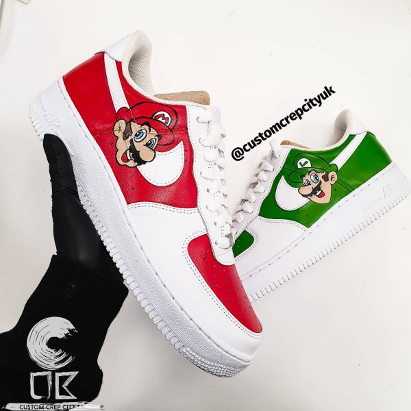 Marios Hand Painted Custom Air Force 1