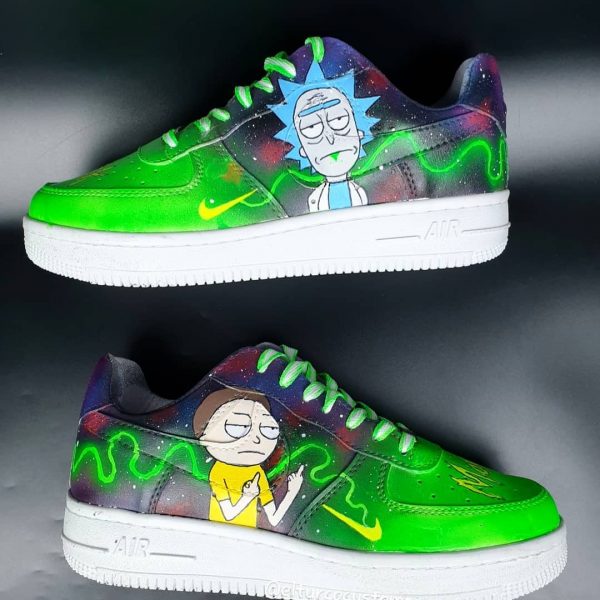 Rick and Morty 41 Custom Air Force 1